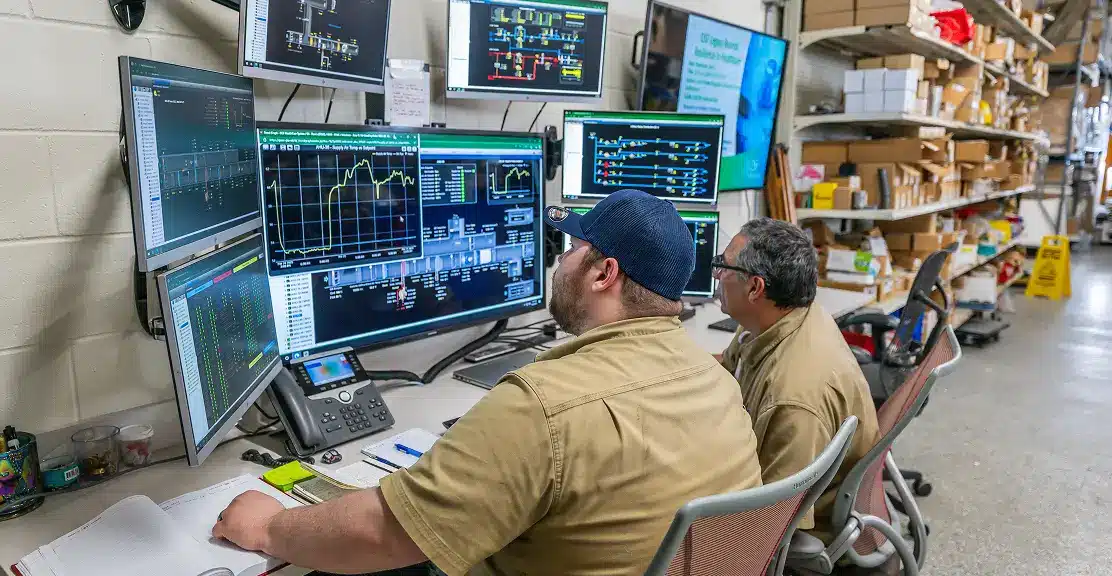 Water valves installation